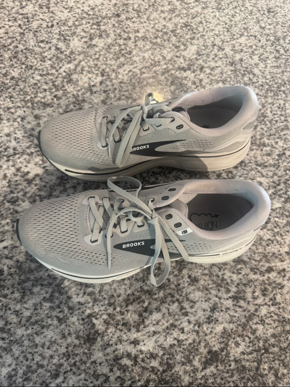 Brooks Light Gray Ghose Running Shoes